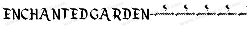 ENCHANTED GARDEN字体转换